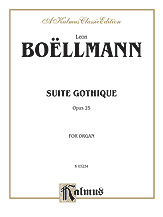 Suite Gothique Organ sheet music cover